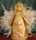 celluclay paper mache clay angel